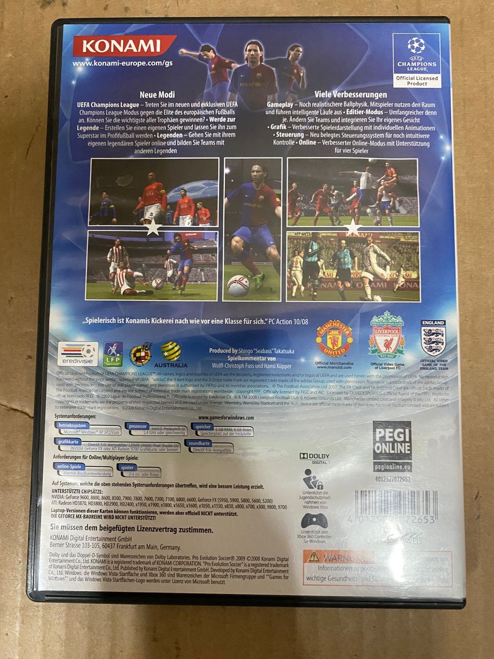 Giochi: PES2009 Pro Evolution Soccer (PC Game) – Usato da Eschlikon TG venduto da 1.- 3