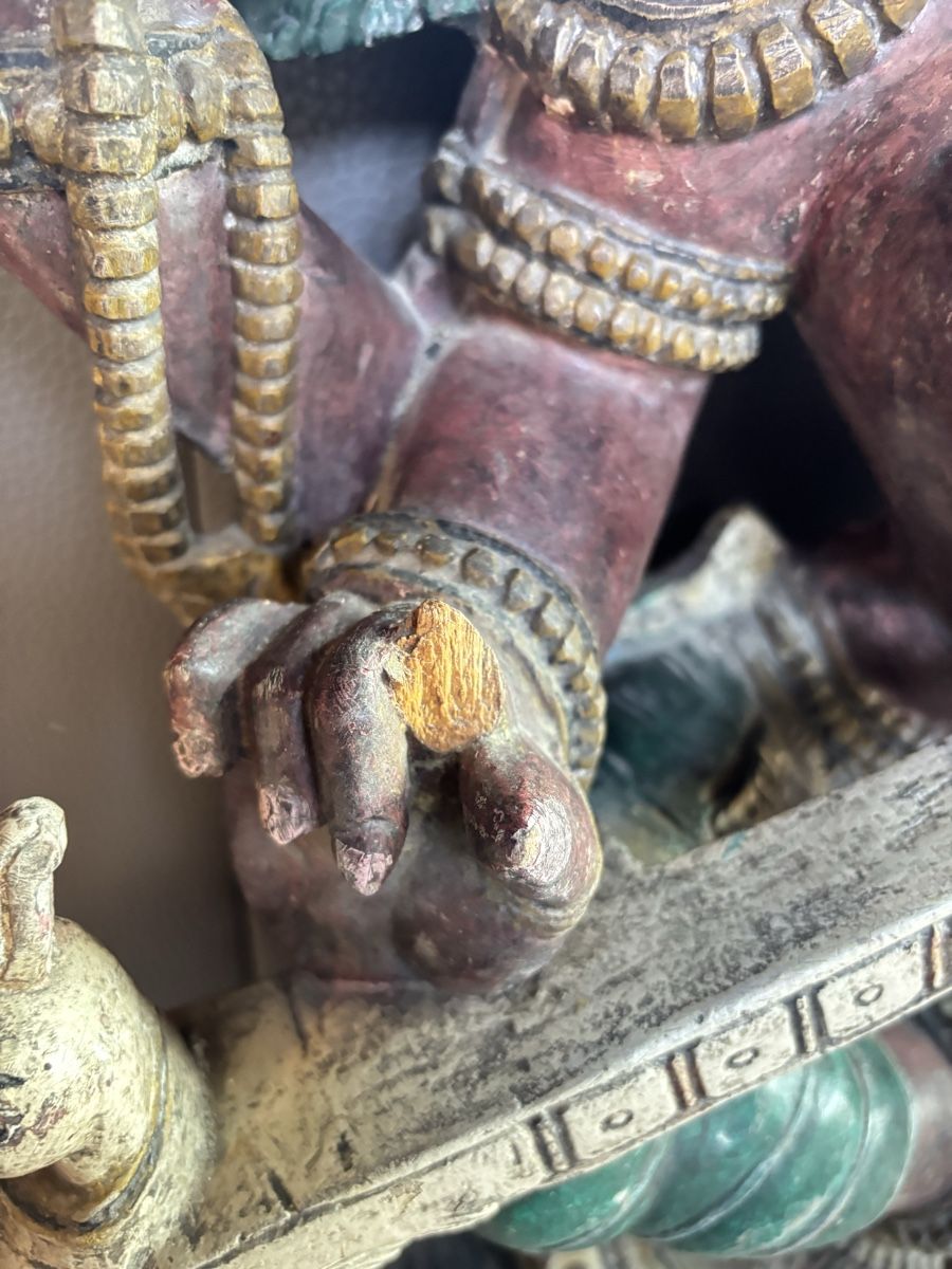 Sculture & Statue: Saravati déesse bois antique – Usato da Matran venduto da oli_6mym 2