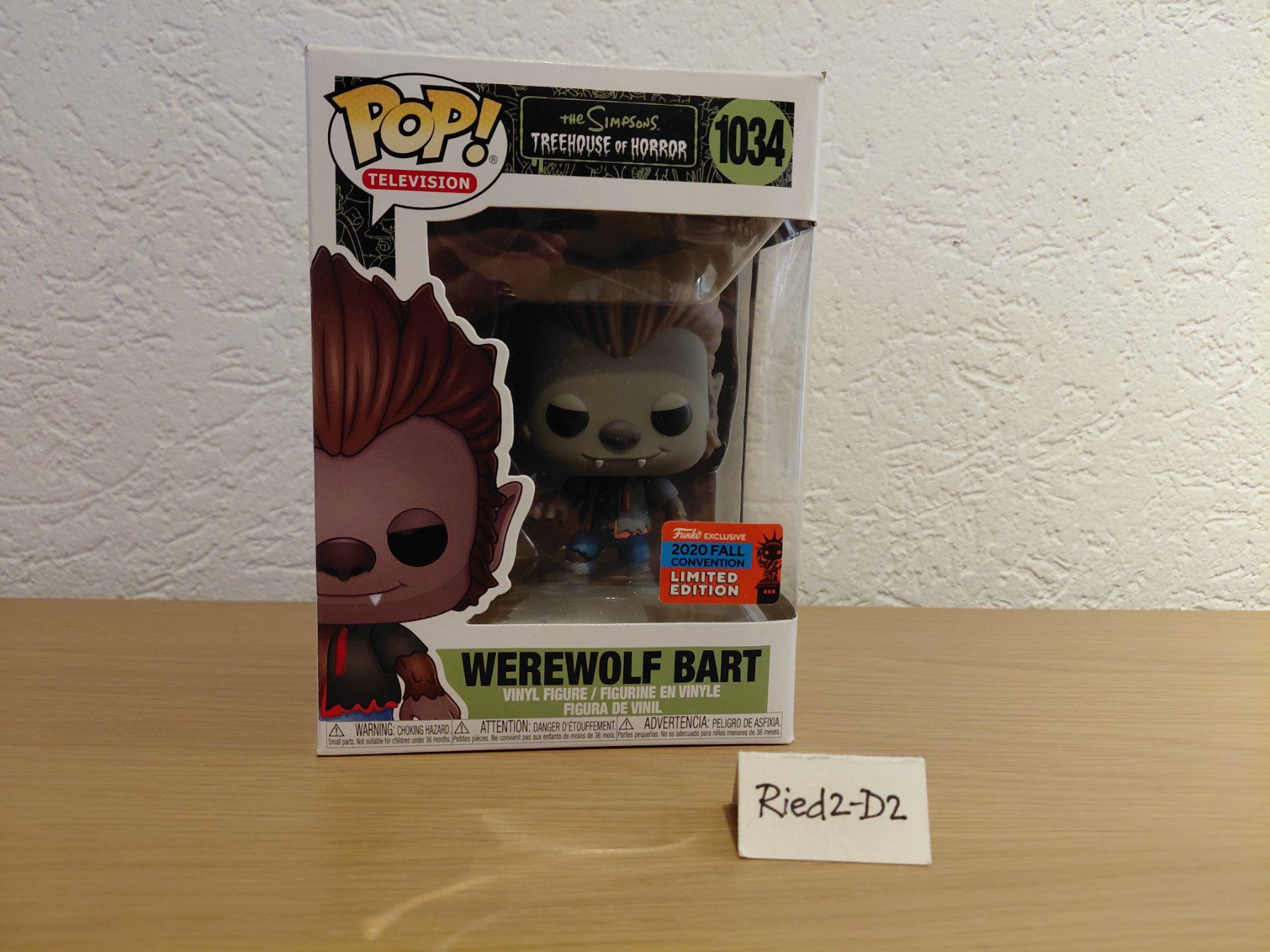 Funko Figuren: Funko Pop! The Simpsons Werewolf Bart – Gebraucht aus La Chaux-de-Fonds von Ried2-D2