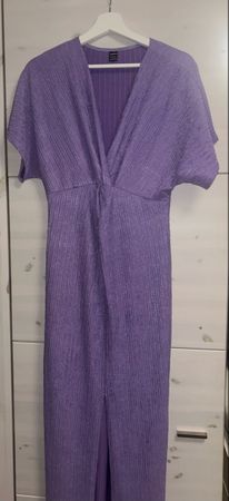 Robe lilas plissée Shein, taille S, idéale pour l'été!