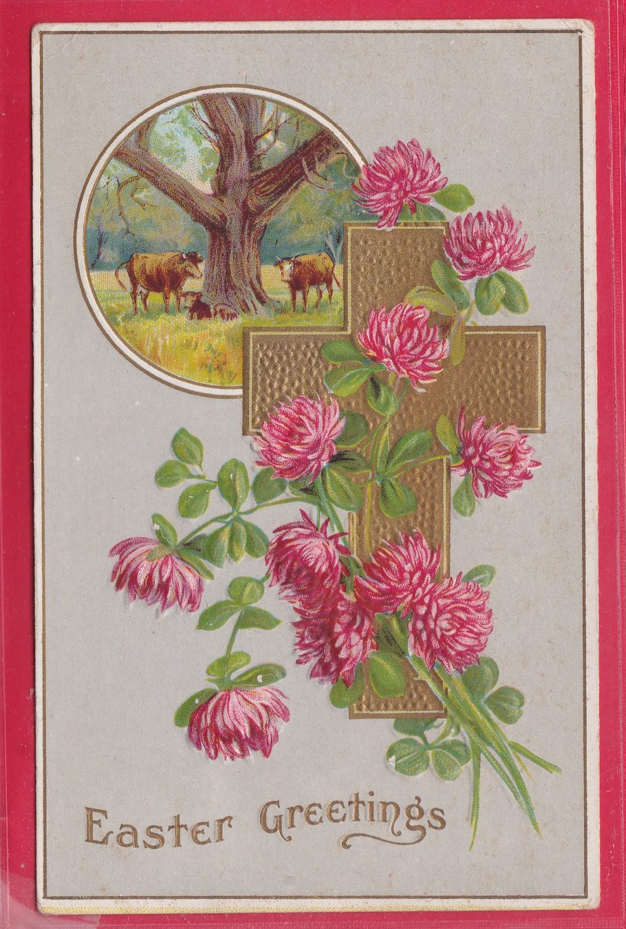 Cartoline postali: PRÄGEKARTE, EASTER GREETINGS – Usato da Oberrieden venduto da Gebirgsstelze
