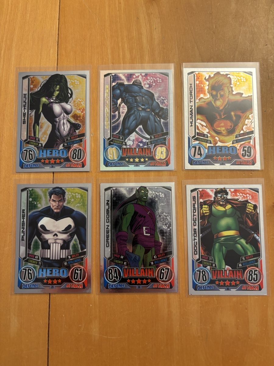 Topps Cartes à collectionner: Topps Marvel Hero Attax Karten ab 1.- !!! – D'occasion à Dättwil AG par indeed22