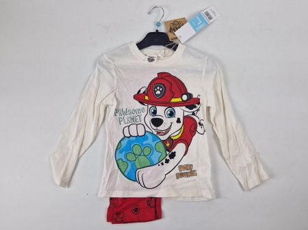 Paw Patrol Pyjama für 6 Jährige weiss