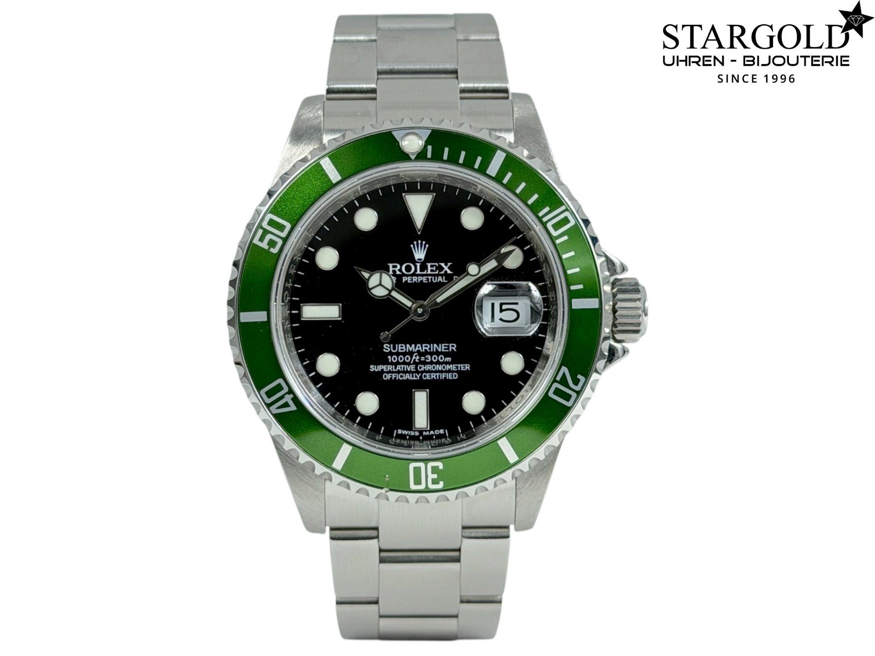 Rolex Orologi: Rolex Submariner Date - Kermit - 16610LV – Usato da Zürich venduto da Stargold-Uhren
