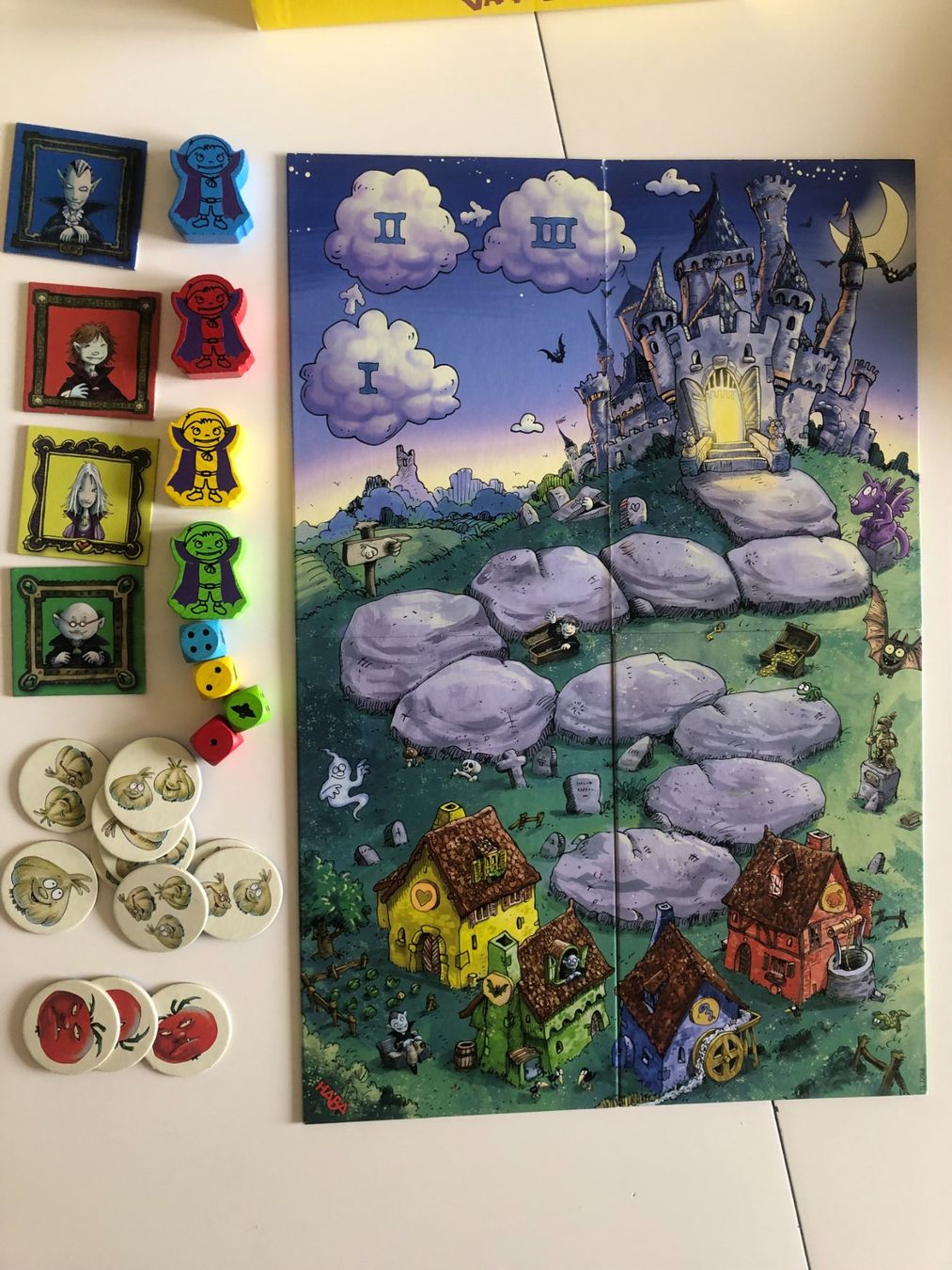 Haba Jeux: Die Knoblauch Vampire / Affenstark von Haba – D'occasion à Bassersdorf par sammelfloh 2