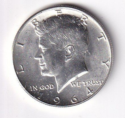 Alle Münzen: USA Kennedy Half Dollar 1964vorz+ – Gebraucht aus Neuchâtel von karlpierrino