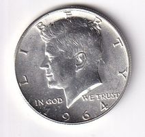 USA Kennedy Half Dollar 1964vorz+