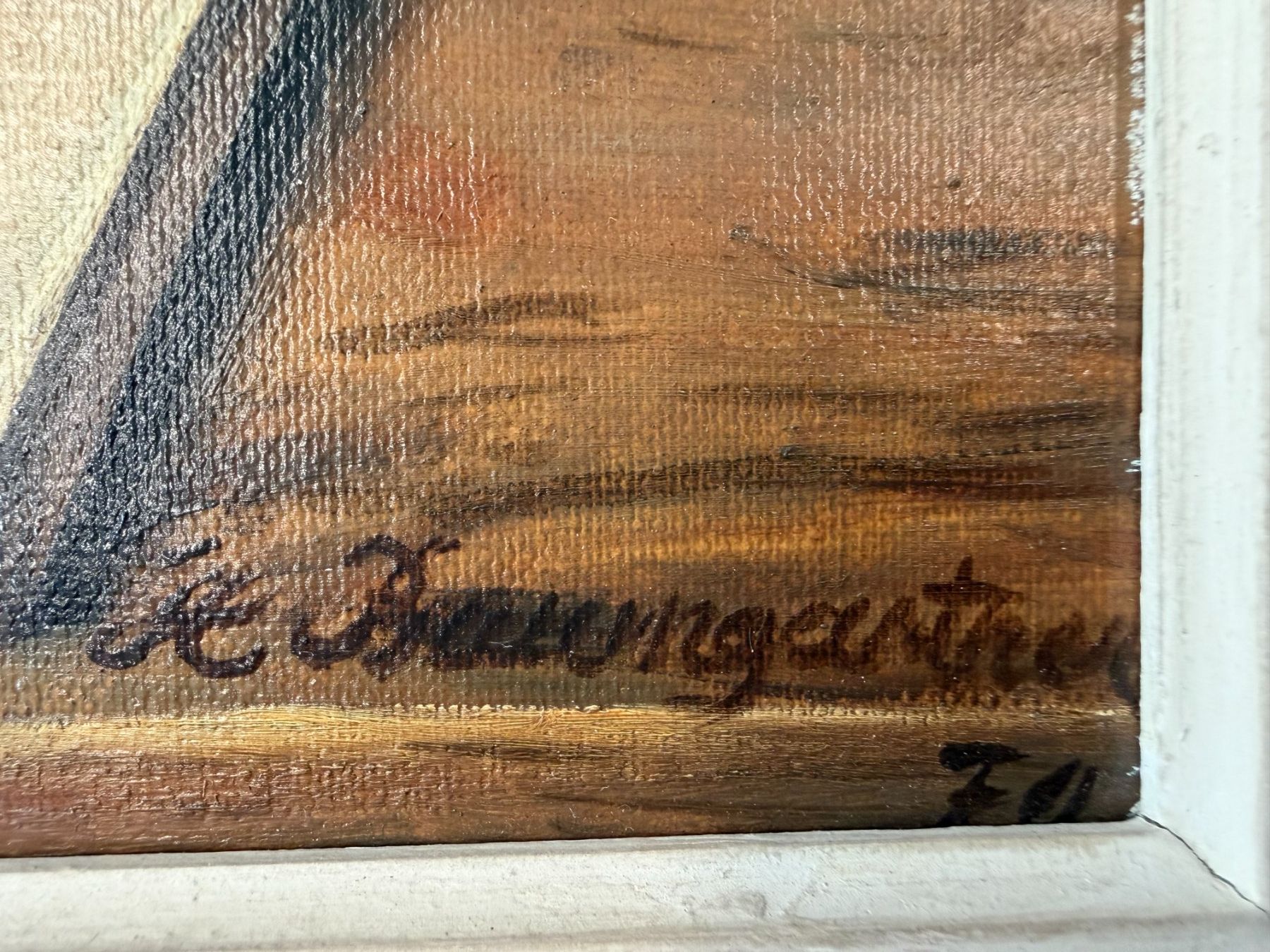 Dipinti: Klassisches Ölgemälde Stillleben  H. Baumgartner 1954 – Usato da Sirnach venduto da rfe_yx6v 2