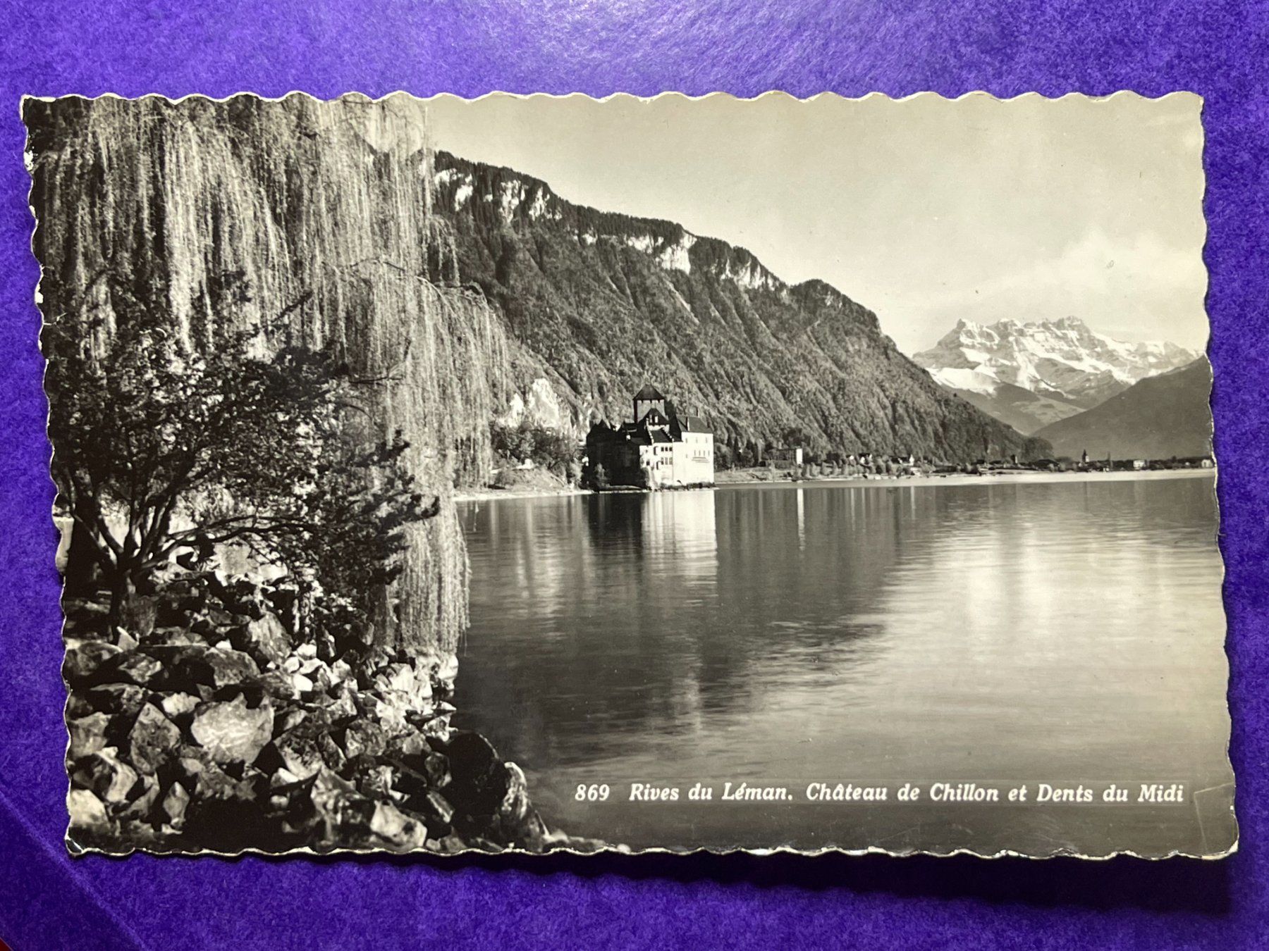 Cartoline postali: Rives du Léman. Château de Chillon – Usato da Steg VS venduto da danwer74