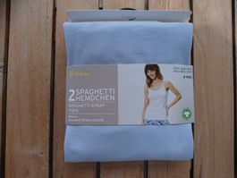 2 Unterhemden mit Spaghettiträgern von Tschibo