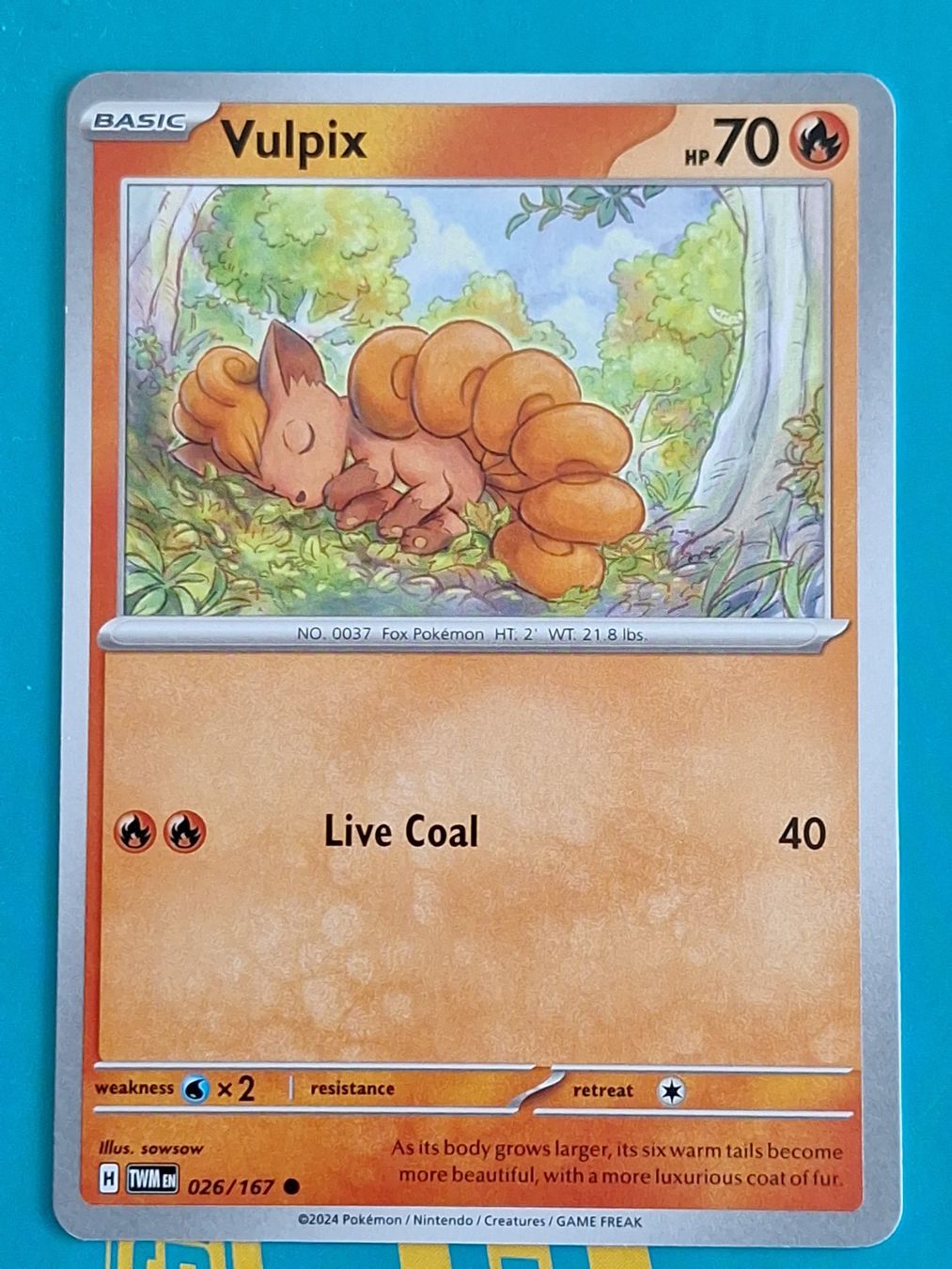 Pokémon Cartes à collectionner: Vulpix - Twilight Masquerade Pokemon - #7.2 – D'occasion à Altstätten SG par GGsGameshop