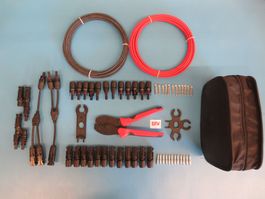 50m Solarkabel SET 4mm2 + Crimpzange + MC4 + Y-Verteiler