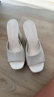 Mules à talons plateforme blanc cassé taille 36