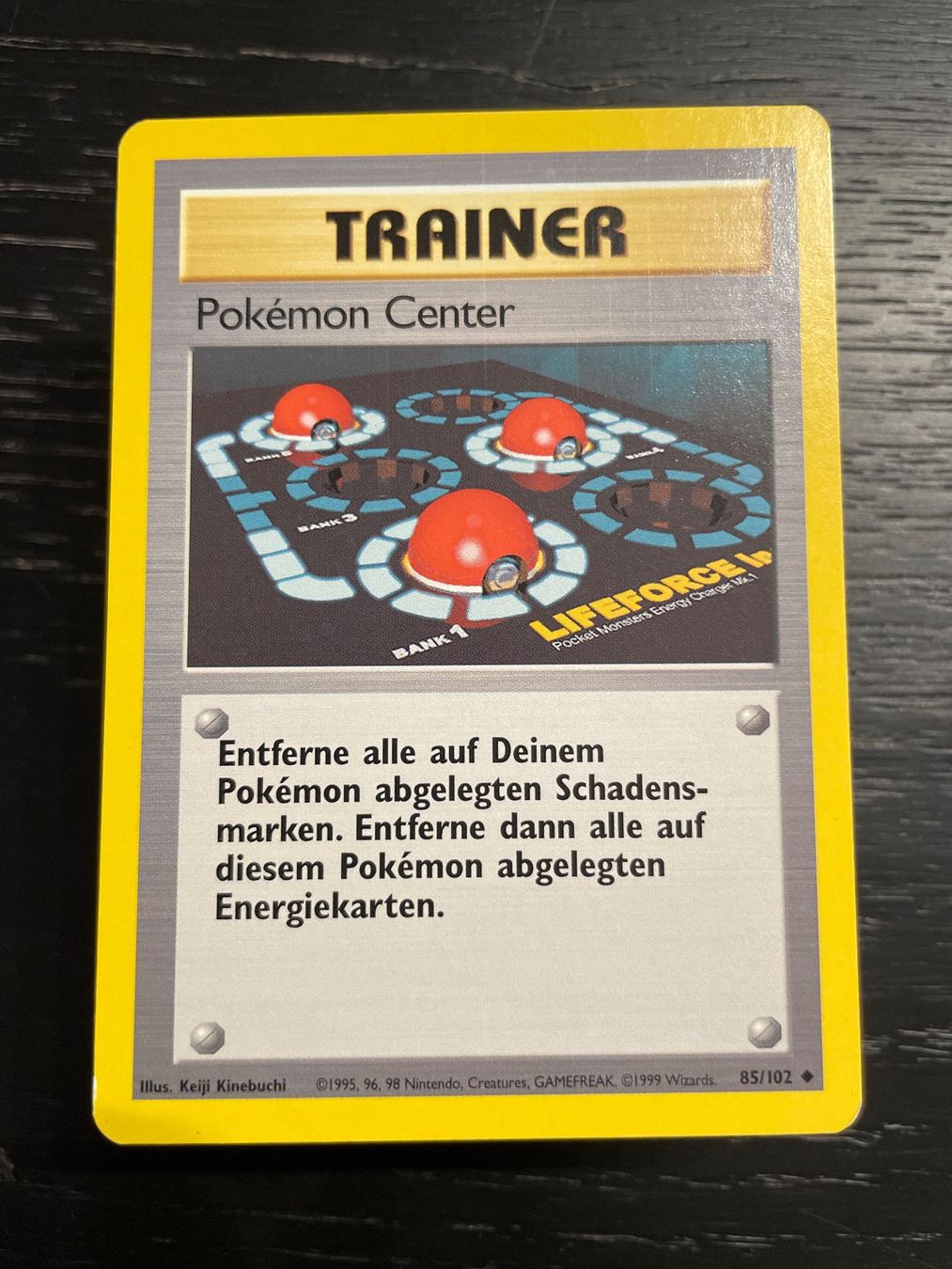 Pokémon Sammelbilder & Trading cards: Pokemon Center 85/102 basis base vintage Trainer – Gebraucht aus Hugelshofen von Suimosa