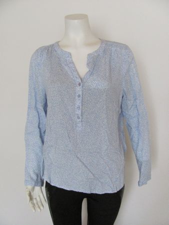 Street One Bluse hellblau mit  Muster Gr.38