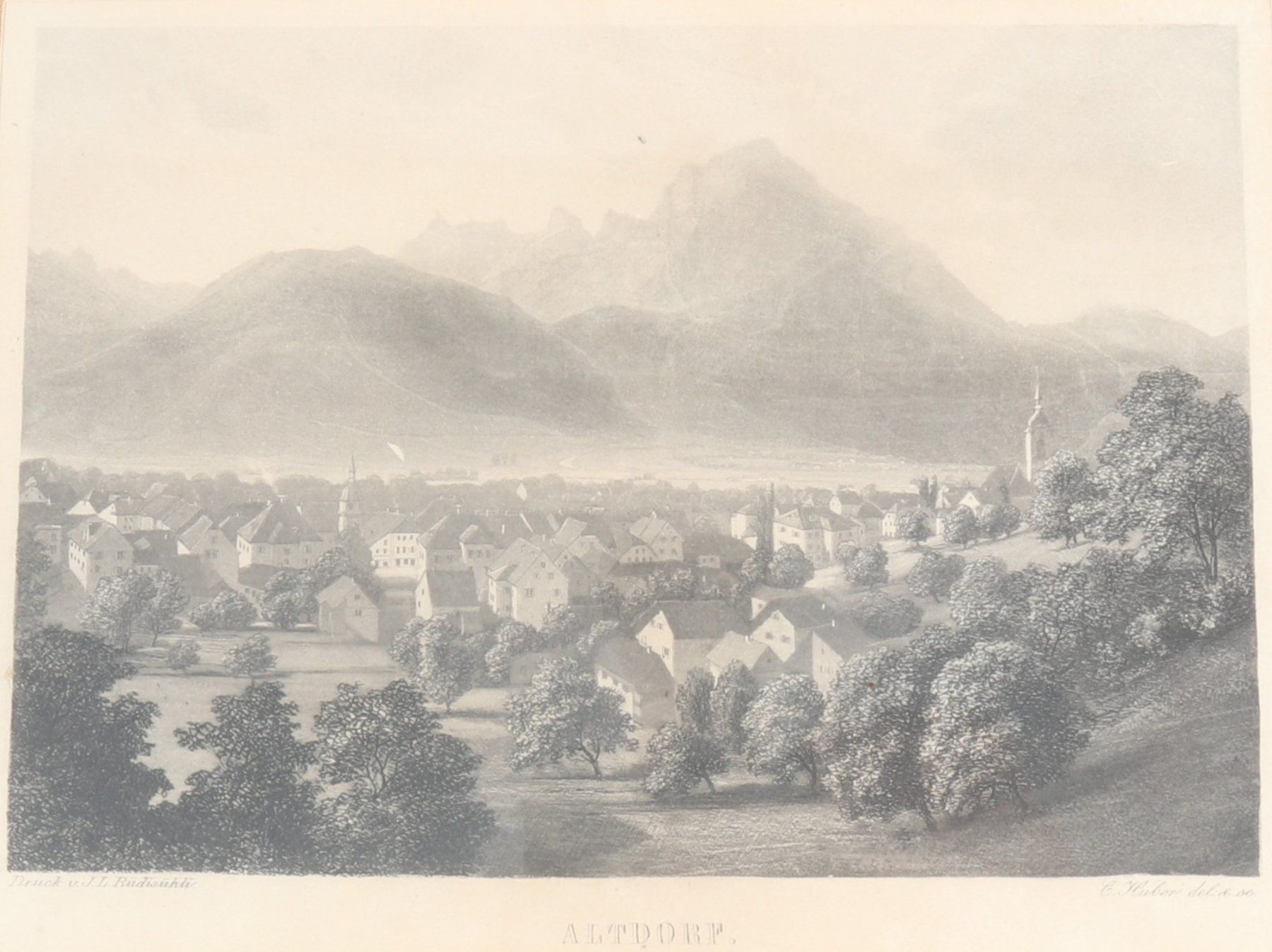 Foto & Immagini: RAHMENBILD Altdorf URI – Usato da Steinen venduto da Restwert_Steinen 3