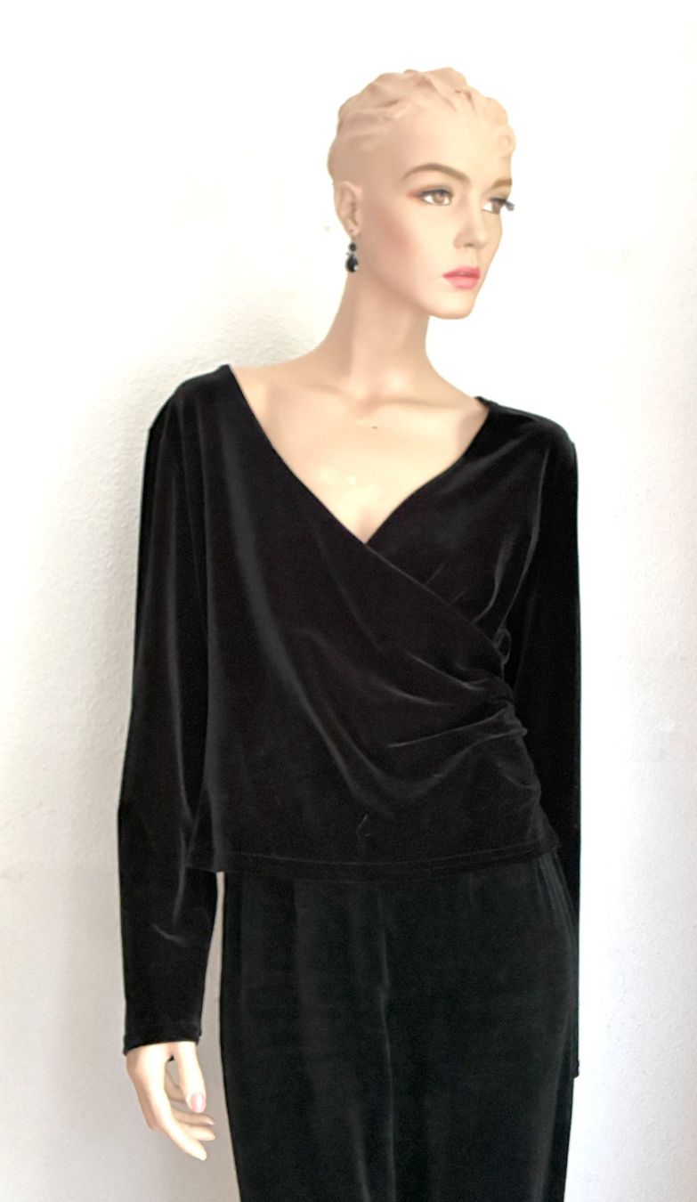 Costumes: Schwarzes Samt Ensemble Top/Hose/Gürtel – D'occasion à Kloten par Nephty 8