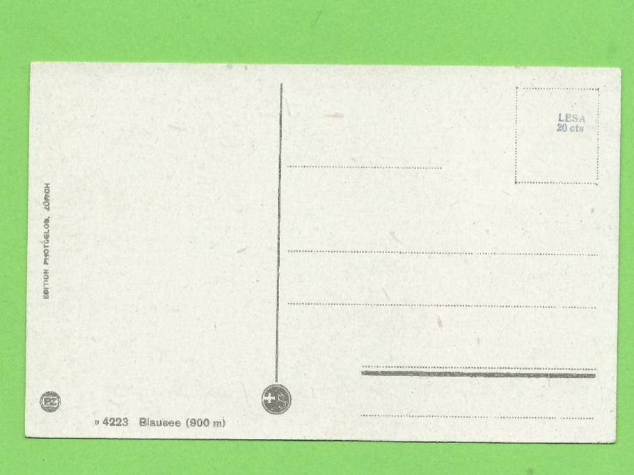 Cartoline postali: Blausee – Nuovo (secondo la descrizione) da Zürich venduto da t24_de 1