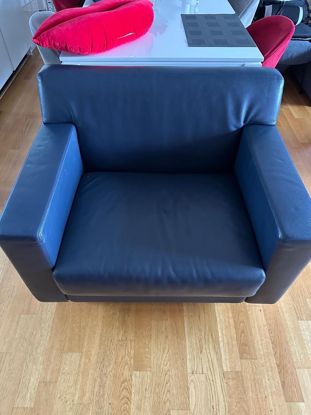 Sofas: Schwarzes Ledersofa - Zeitlos & Modern – Neu (gemäss Beschreibung) aus Abtwil AG von kiko_25 1