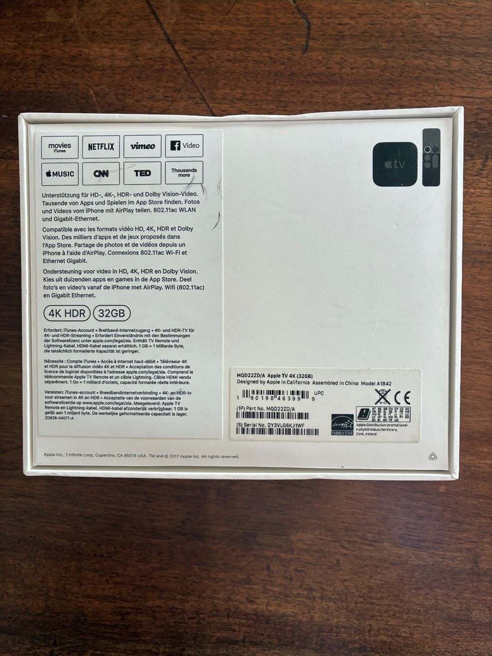 Apple Sistemi audio & multimediali: Apple TV 4K – Nuovo e nell'imballaggio originale da Le Mont-Pèlerin venduto da ClassicEditions 3