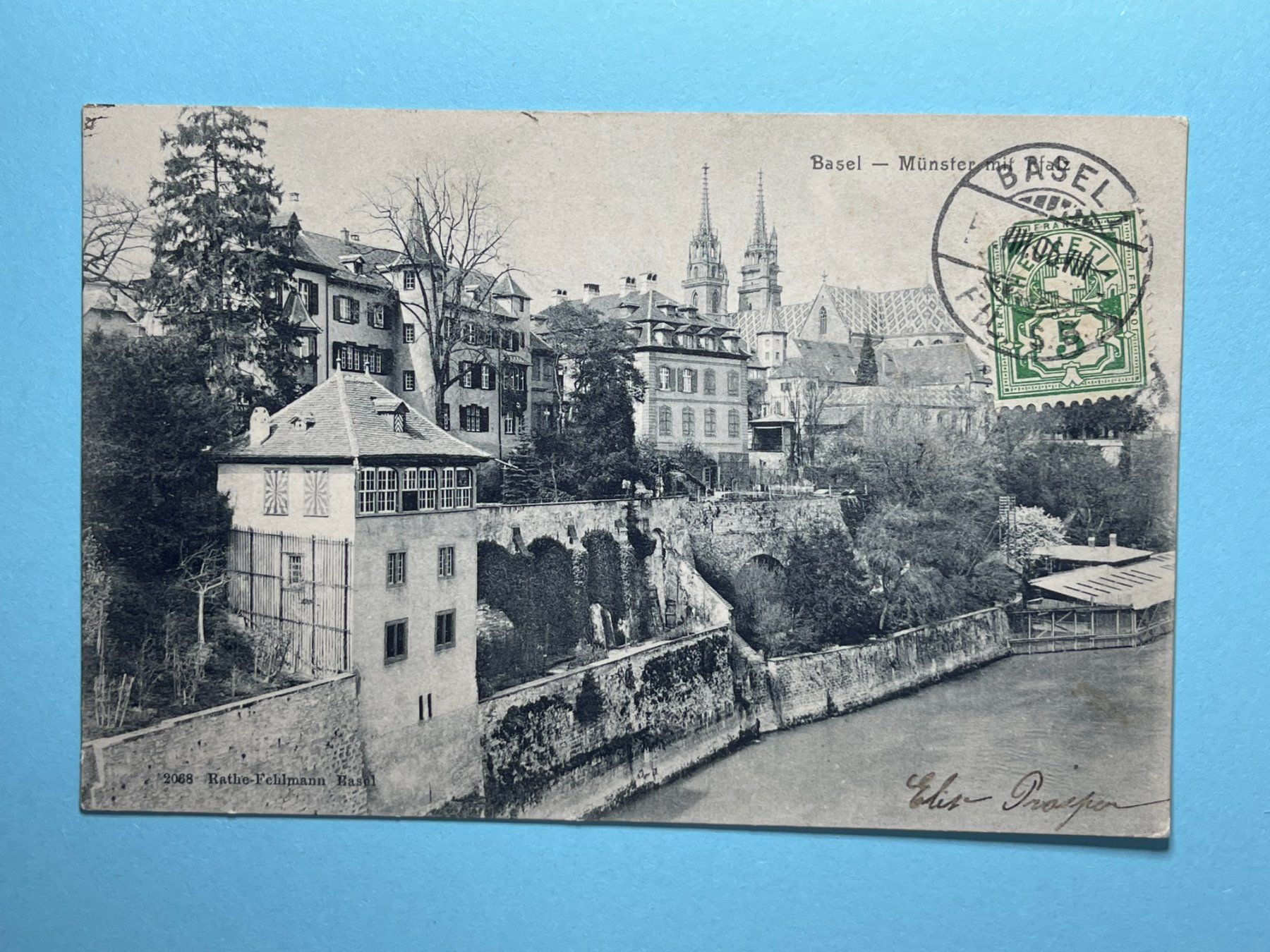 Cartoline postali: Basel, Münster – Usato da Steg VS venduto da _vinci_