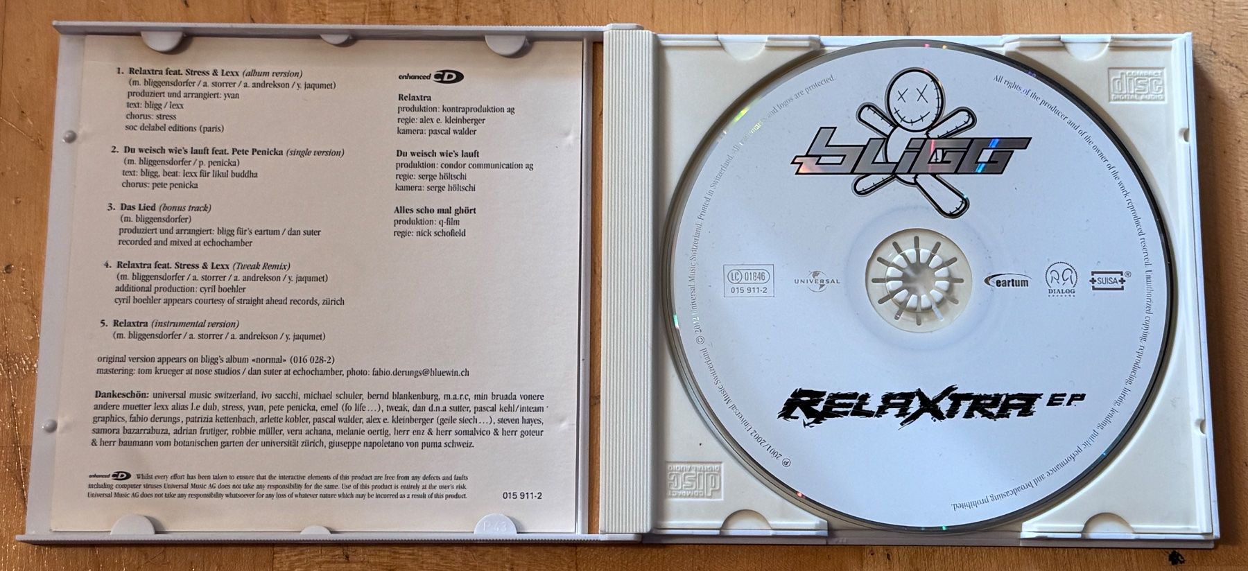 CDs: Bligg Relaxtra – Neuf (Voir description) à Unterengstringen par NOISE 1