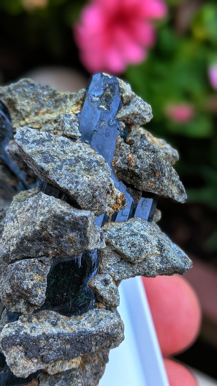 Minerali & Pietre curative: Vivianit- Stufe aus Rumänien  – Nuovo e nell'imballaggio originale da Weidling venduto da natebutz