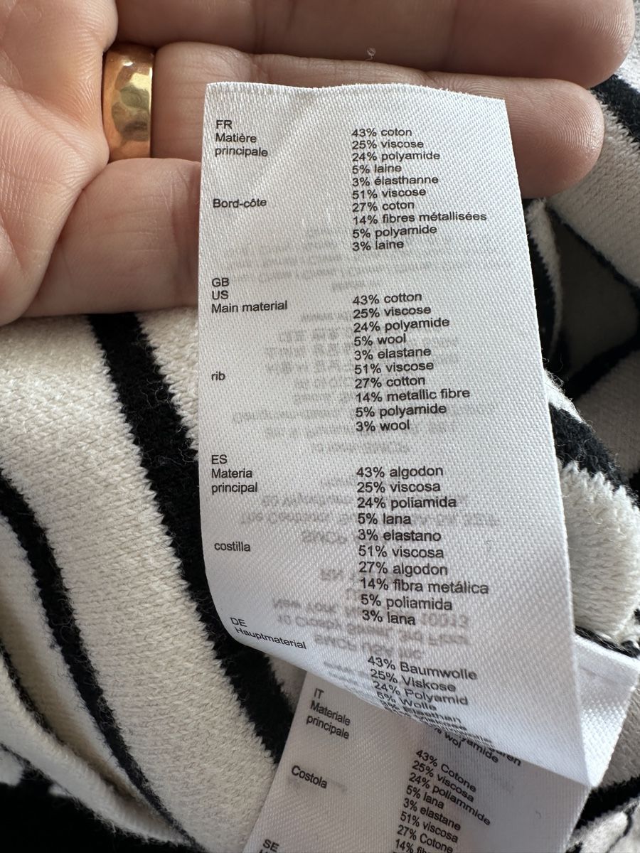 Maje Vestiti: Maje Gestricktes Streifenkleid, Gr. M. – Usato da Buchs SG venduto da Sunie 3