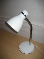 Nachttischlampe weiss