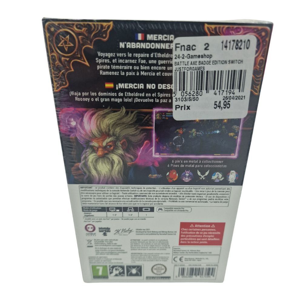 Nintendo Giochi: Battle Axe Nintendo Switch Badge Edition Sealed – Nuovo e nell'imballaggio originale da Genève venduto da Cardtreasure 1