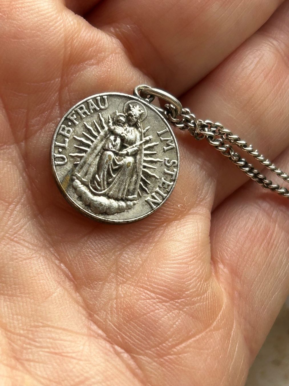 Ketten: Silberkette Mein Jesus Barmherzigkeit – Gebraucht aus Dittingen von Bijoubelle 8