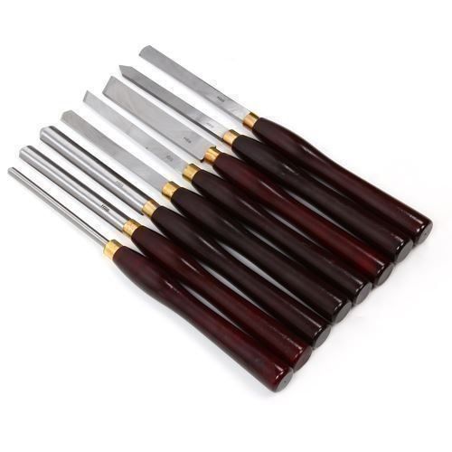 Tutti gli attrezzi: 8-teiliges Drechselbeitel-Set, HSS, neu – Nuovo (secondo la descrizione) da Thun venduto da Newnewshop 8