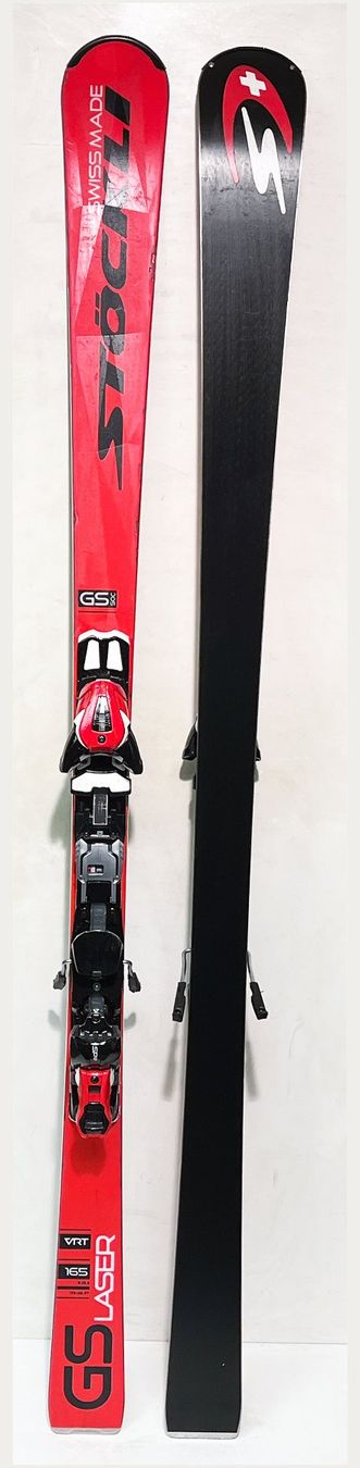 Stöckli Sci: Stöckli LASER  GS VRT   165 cm; Model 2019 mit Platte – Usato da Brüttisellen venduto da SkiverkaufStepan 1
