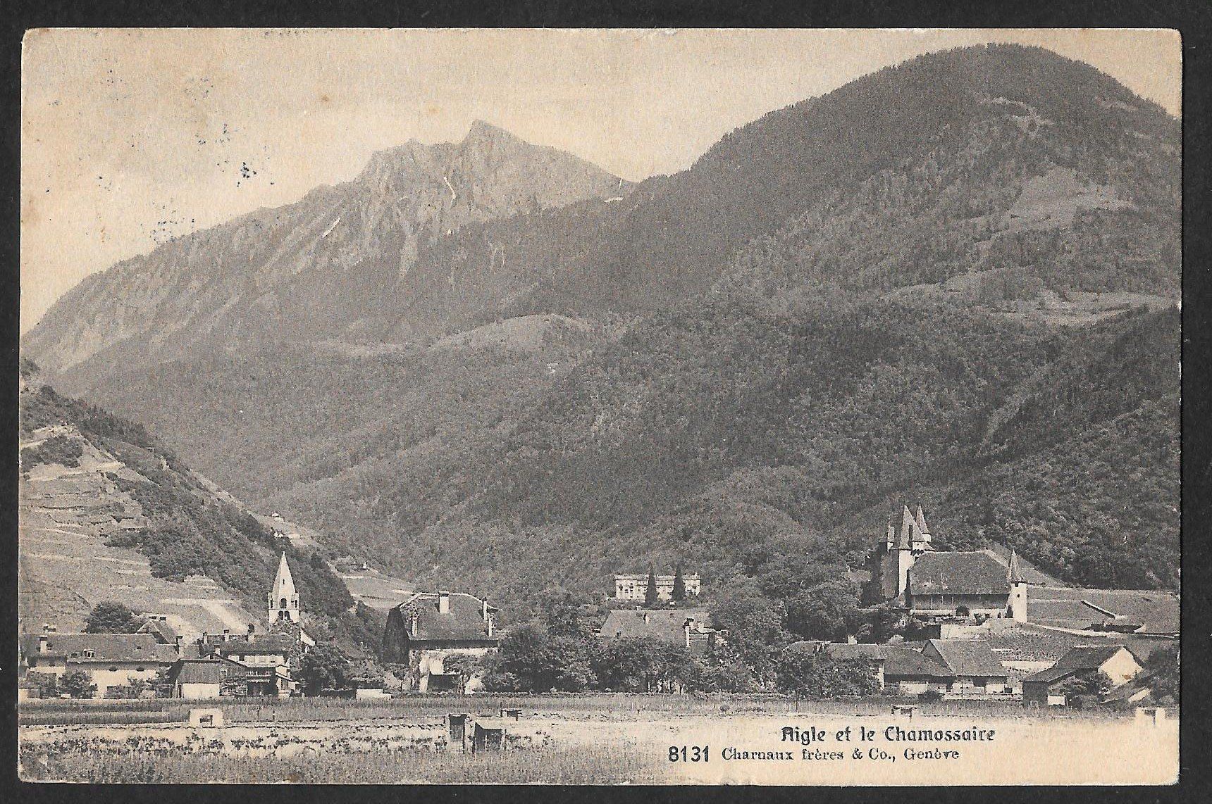 Cartoline postali: Aigle et le Chamossaire – Usato da Olten venduto da clotaldi