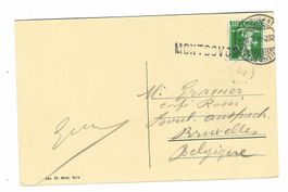 Stabstempel Montbovon / Montreux-Zweisimmen 1910 uu