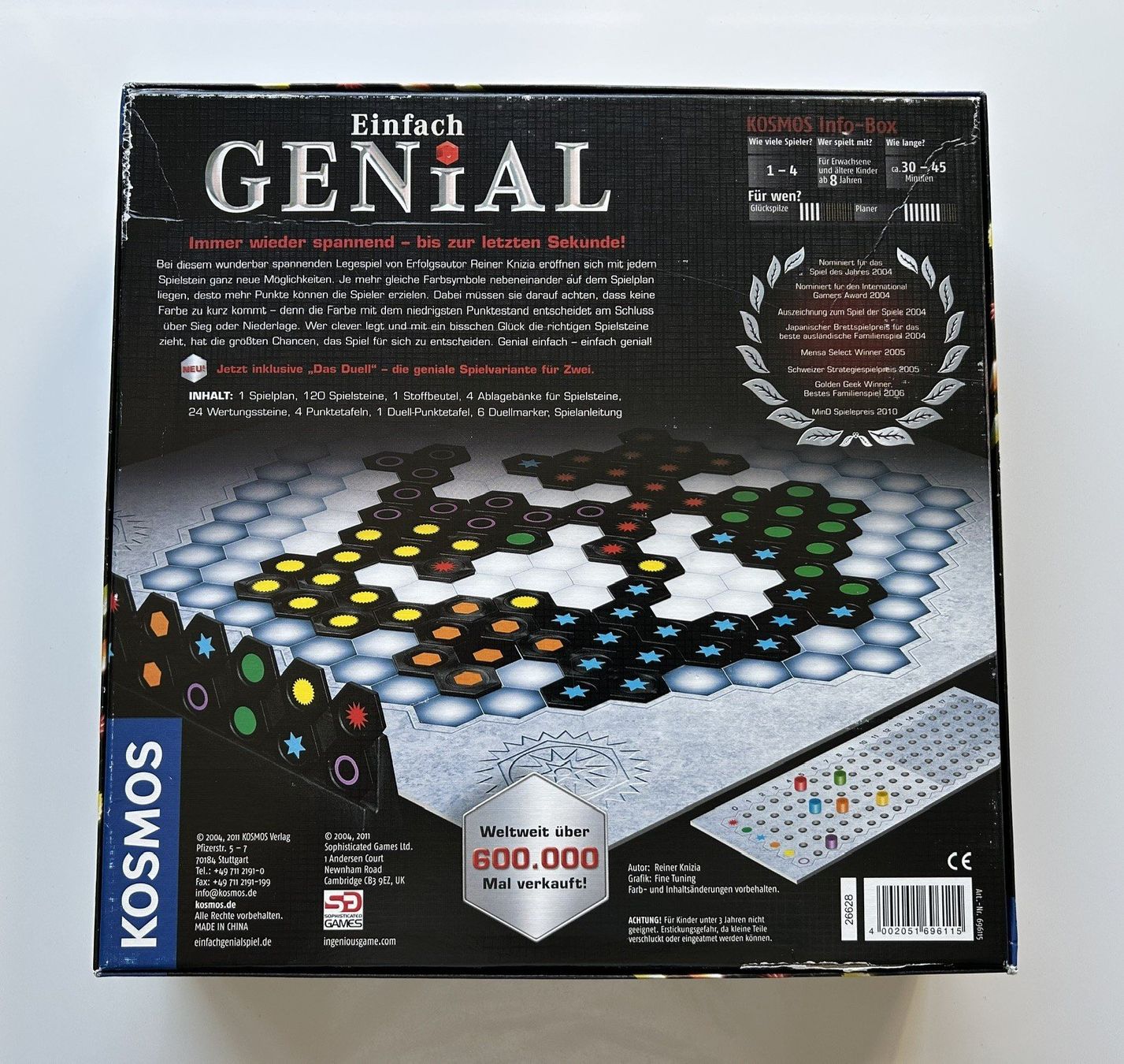 Kosmos Giochi: Brettspiel "Einfach Genial" - Kosmos – Nuovo (secondo la descrizione) da Baar venduto da WhatTheFunk01 1
