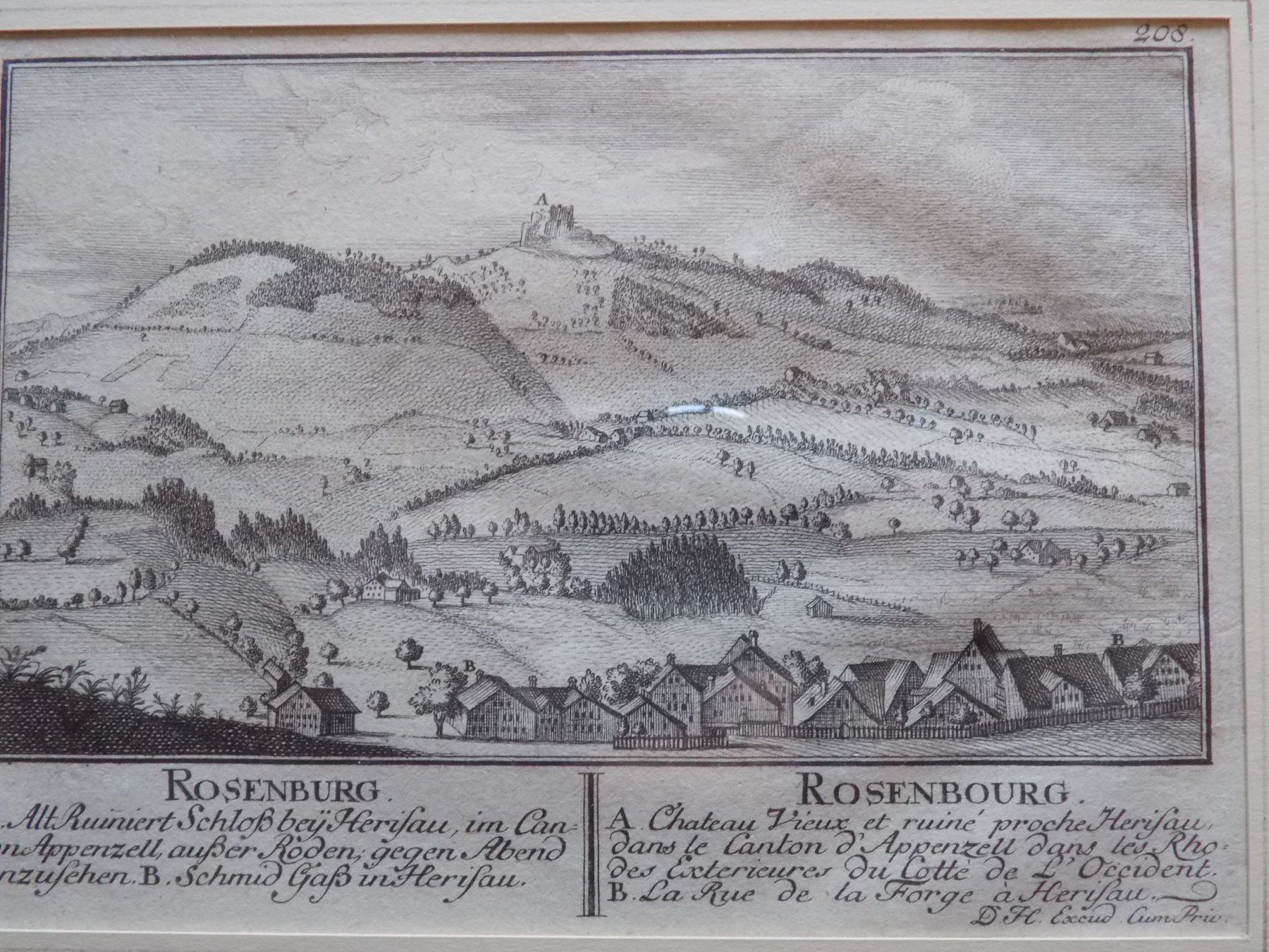 Gravures: Rosenburg Herisau – D'occasion à Risch par Rischli15 4