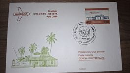 Swissair Columbien - Geneve 02.04.1969