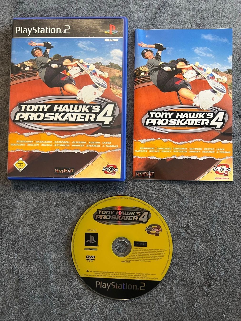 Sony Giochi: PlayStation 2 Tony Hawks Pro Skater 4 – Usato da Regensdorf venduto da scheissspiel