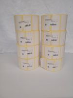 8 Rollen Klebe-Etiketten 57x32 mm 2100 Stk.