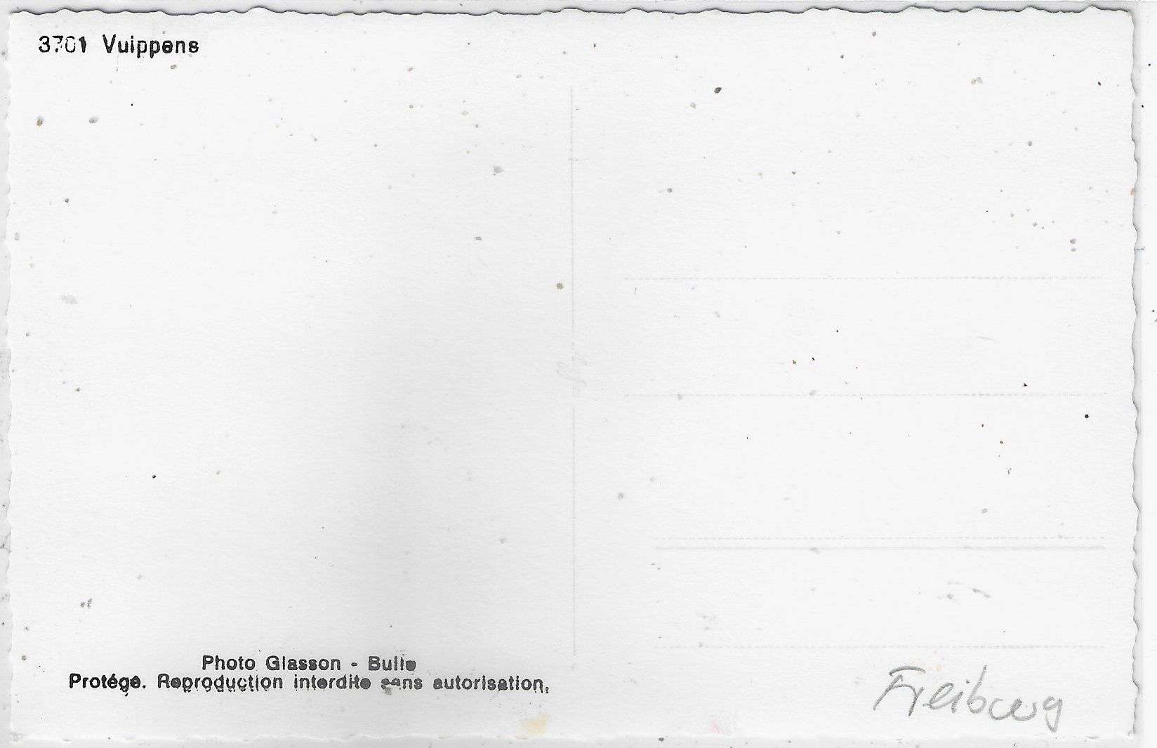 Cartes postales: Vuippens - Vue generale – D'occasion à Ettingen par Kartenplanet 1