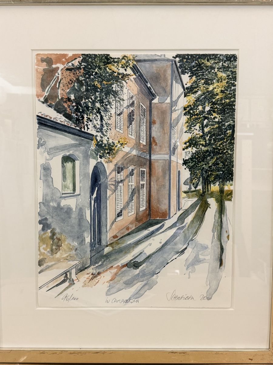 Grafica & Litografie: In Campagna von Michael Schreiber - Original-Lithographie – Usato da Solothurn venduto da NUVICO 1