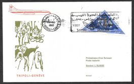 Erstflug Tripoli - Genf 16.6.1966