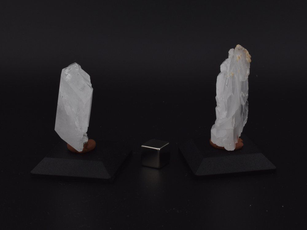 Minerali & Pietre curative: Zwei Flachquarze, Piz Beverin – Nuovo (secondo la descrizione) da Jona venduto da Moldavitsammler 4