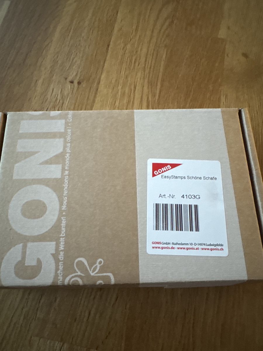 Gonis Timbri: GONIS EasyStamps Schafe Stempel – Nuovo e nell'imballaggio originale da Knonau venduto da Dodo137 1