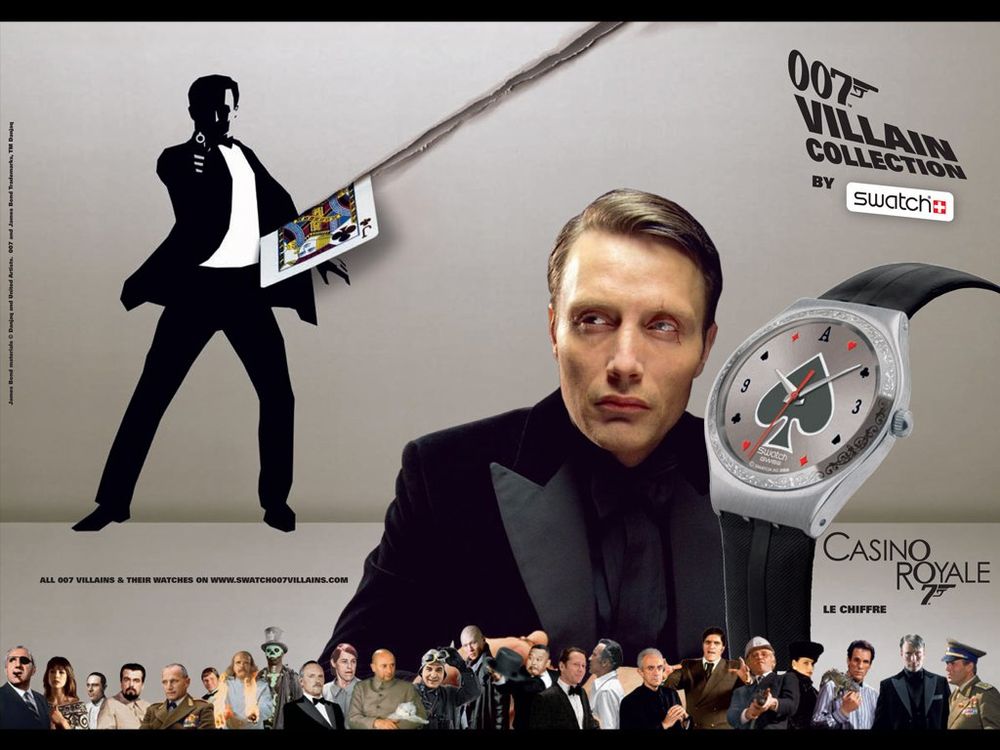 Swatch Montres: Swatch 007 Irony Big LE CHIFFRE / CASINO ROYALE - ungetragen – Neuf avec emballage d'origine à Wettswil par rotonda 6