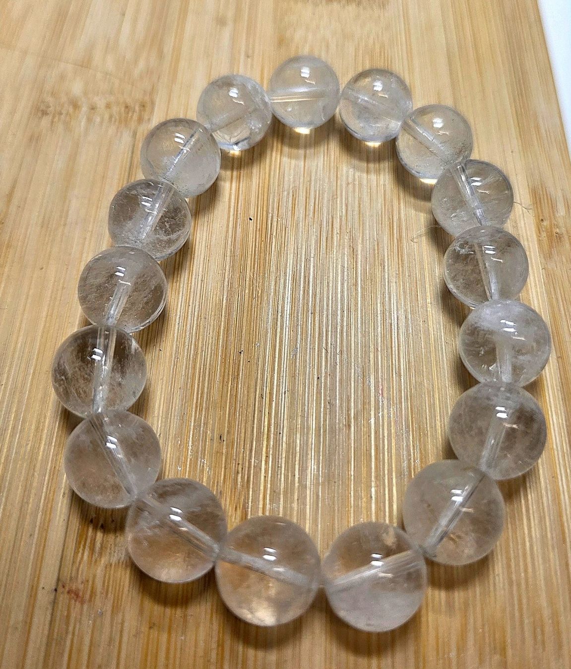 Minerali & Pietre curative: Bergkristall Armband 12.9mm – Nuovo e nell'imballaggio originale da Matzingen venduto da Shay_Crystalz