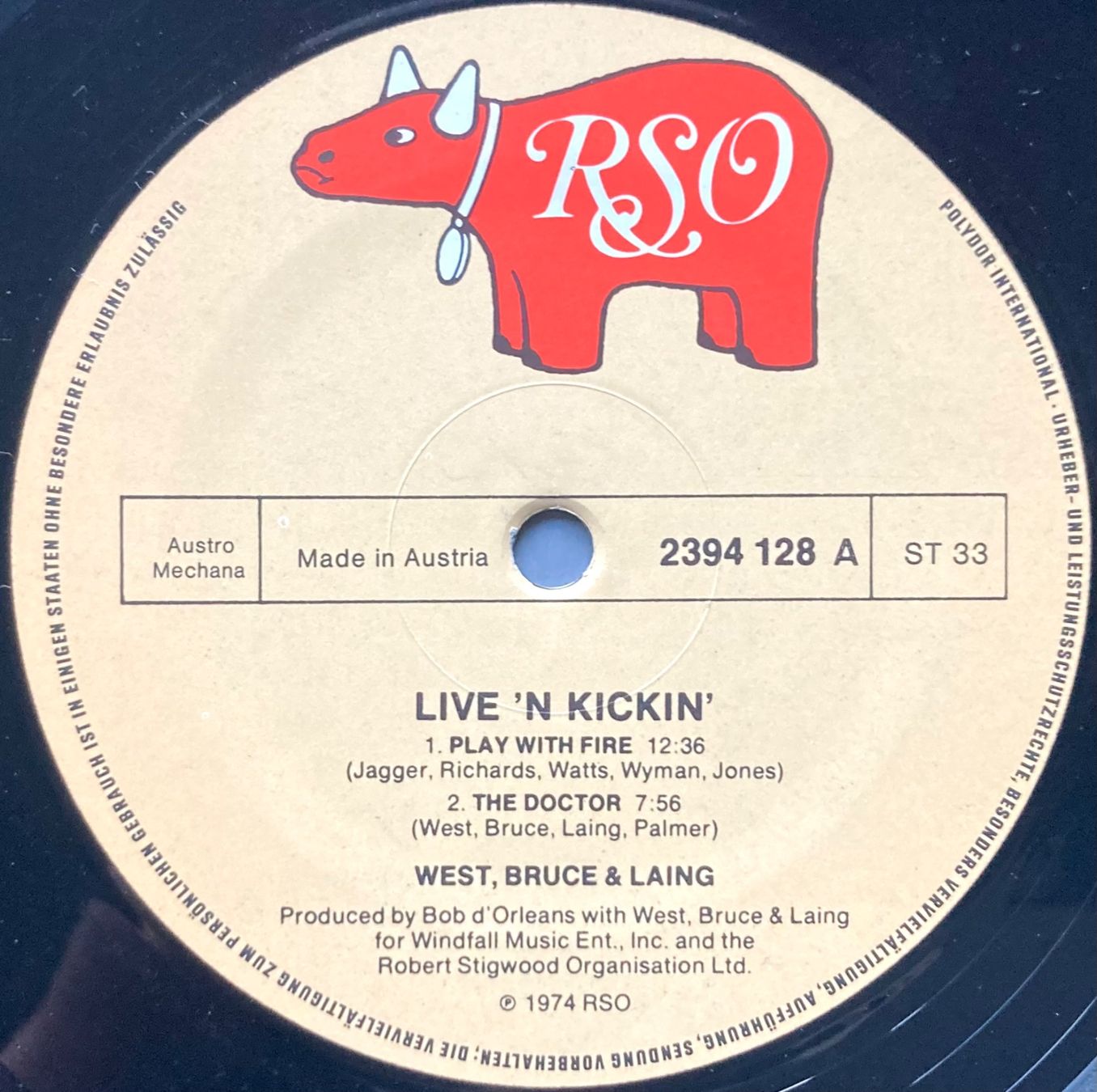 Schallplatten: WEST, BRUCE & LAING - LIVE "N" KICKIN" – Gebraucht aus Poliez-Pittet von Newtown-Records 2