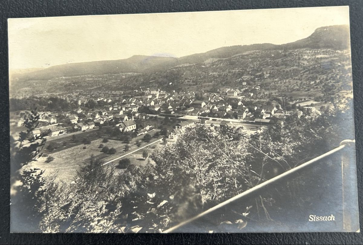 Ansichtskarten: Fotokarte Sissach  – Gebraucht aus Horw von Tellbub