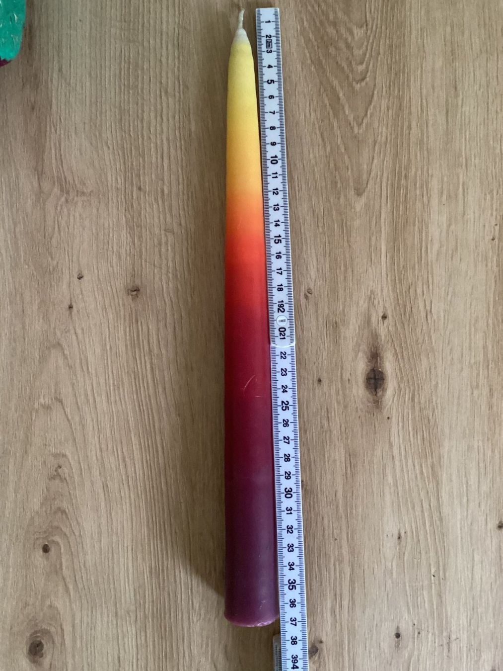 Candele: 3-farbige Kerze, 37 cm – Usato da Bad Zurzach venduto da Hibiskus78 1